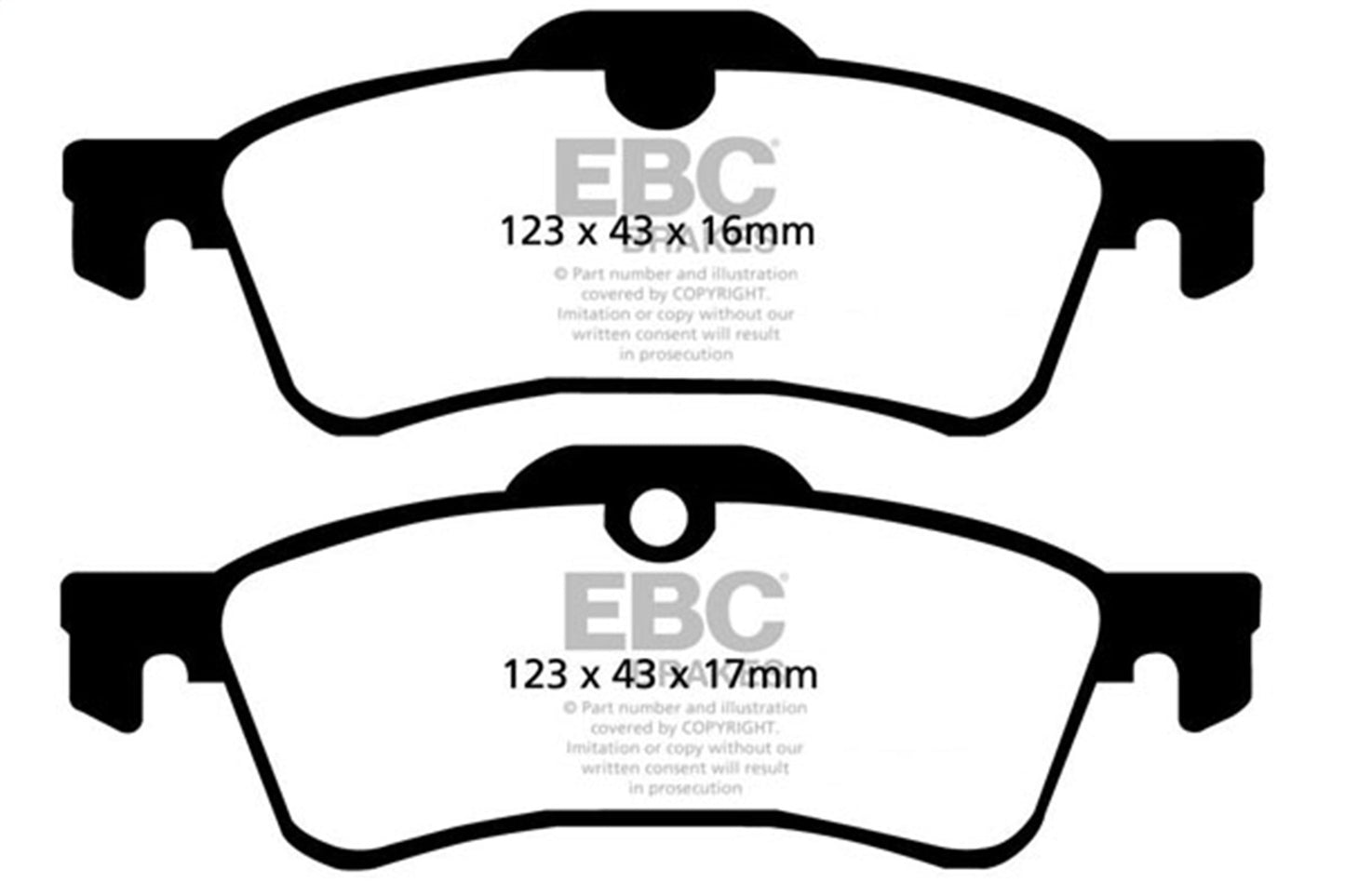 EBC Brakes - S4 Kits Redstuff And USR Rotor - S4KR1333