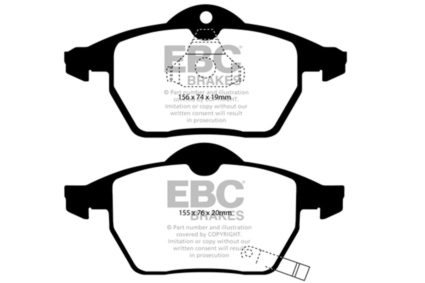 EBC Brakes - S20 Kits Ultimax And Plain Rotors - S20K1941