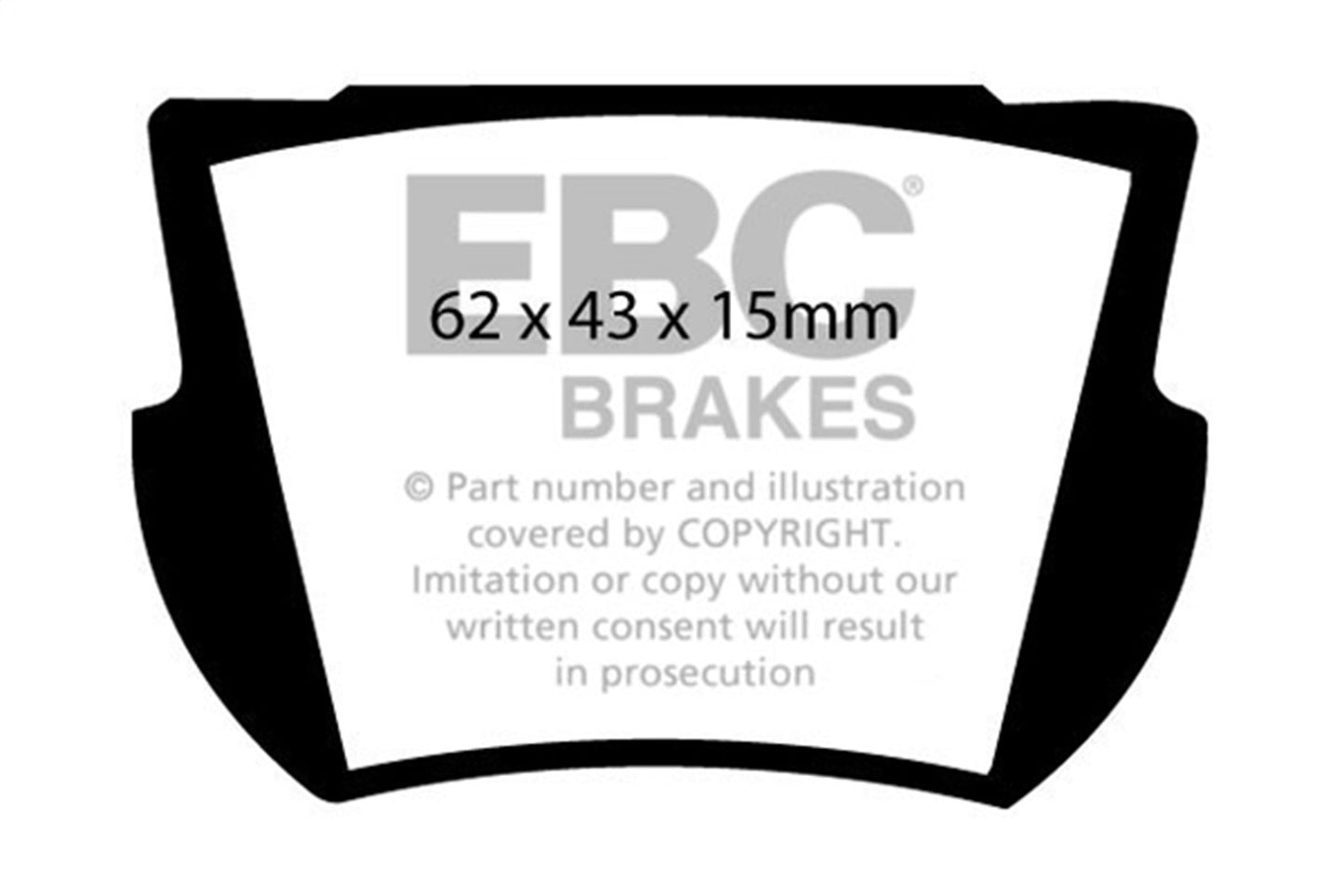 EBC Brakes - Ultimax OEM Replacement Brake Pads - UD065