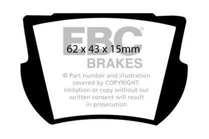 EBC Brakes - Ultimax OEM Replacement Brake Pads - UD065