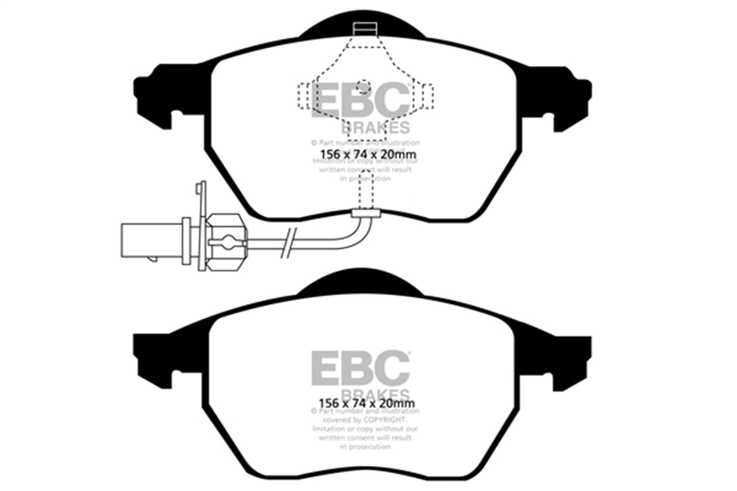 EBC Brakes - S20 Kits Ultimax And Plain Rotors - S20K1680