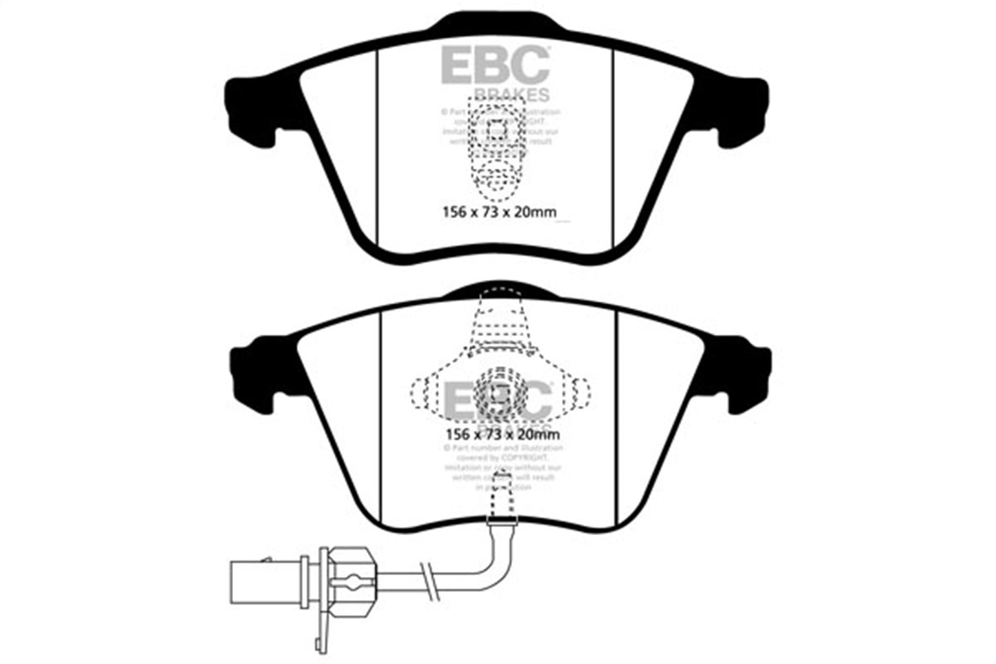EBC Brakes - S2 Kits Greenstuff 2000 And USR Rotors - S2KF1132