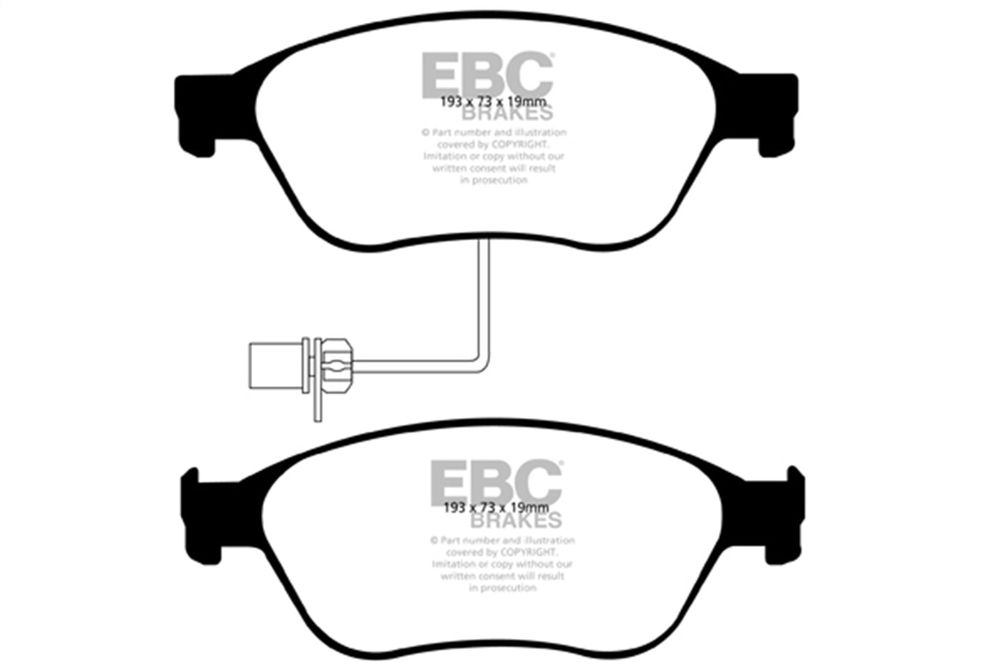 EBC Brakes - Ultimax OEM Replacement Brake Pads - UD1024