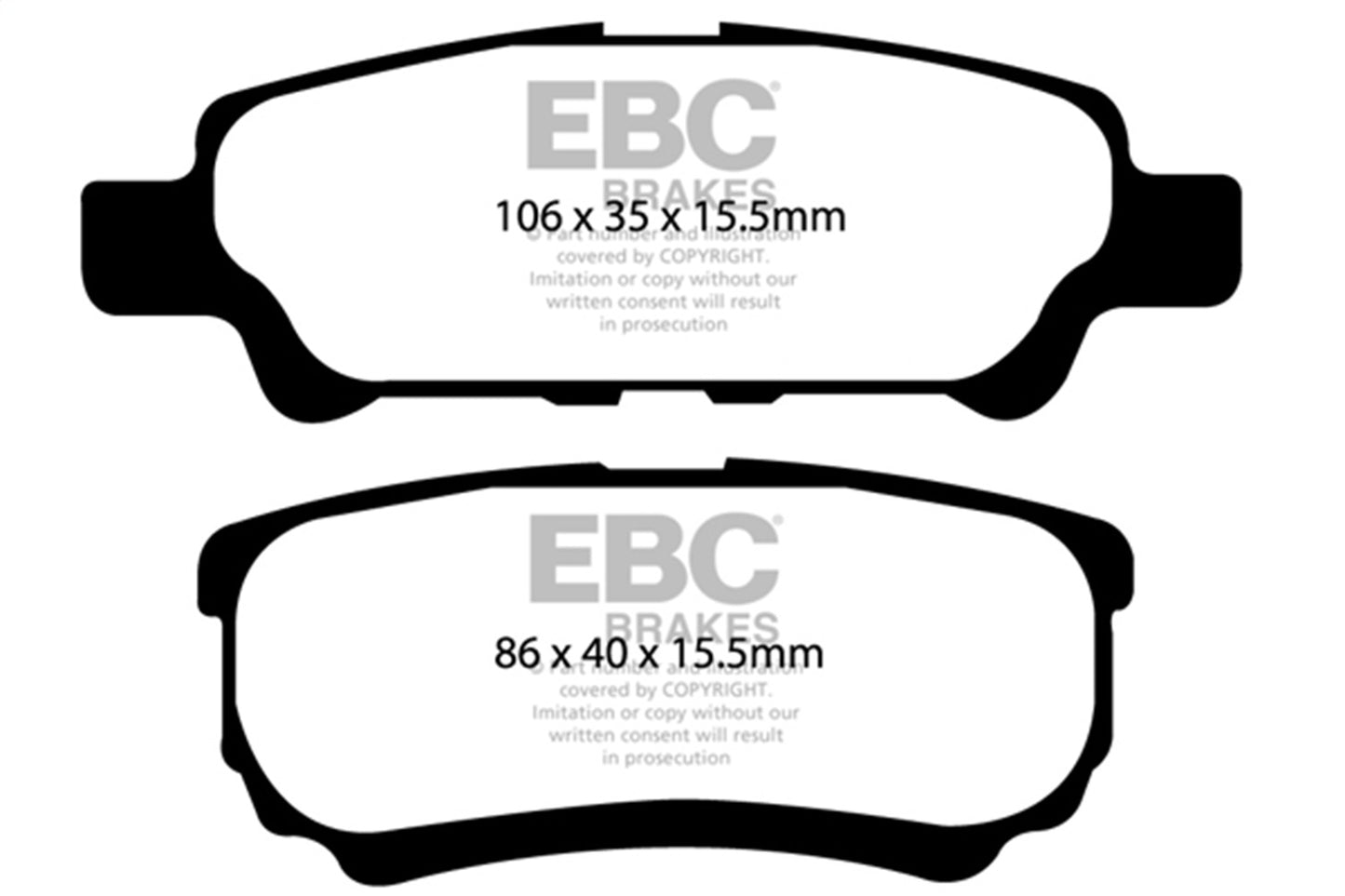 EBC Brakes - S20 Kits Ultimax And Plain Rotors - S20K1701