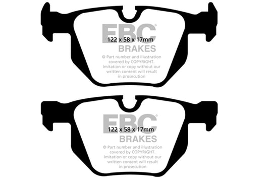 EBC Brakes - Ultimax OEM Replacement Brake Pads - UD1170