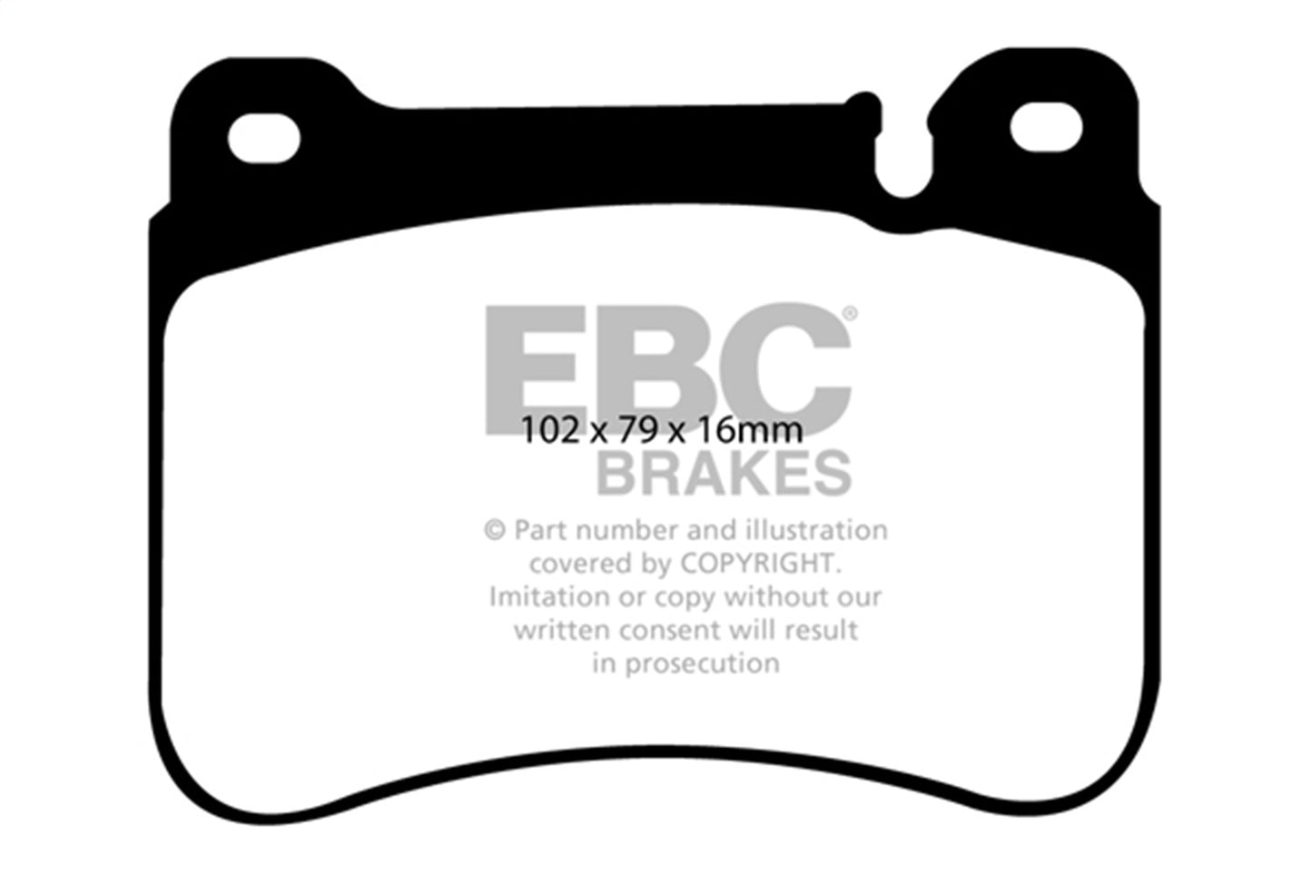 EBC Brakes - Ultimax OEM Replacement Brake Pads - UD1121