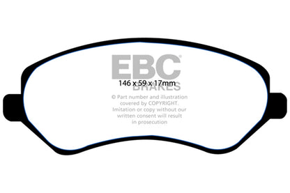 EBC Brakes - S20 Kits Ultimax And Plain Rotors - S20K1693