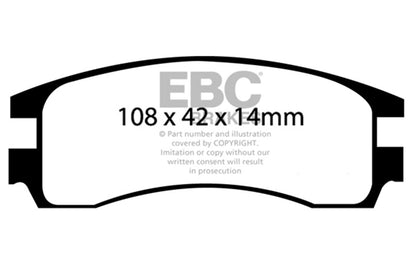 EBC Brakes - S13 Kits Yellowstuff And RK Rotors - S13KR1400
