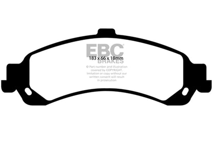 EBC Brakes - S5 Kits Yellowstuff And GD Rotors - S5KR1167