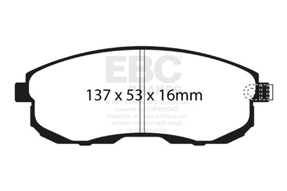 EBC Brakes - S20 Kits Ultimax And Plain Rotors - S20K1631