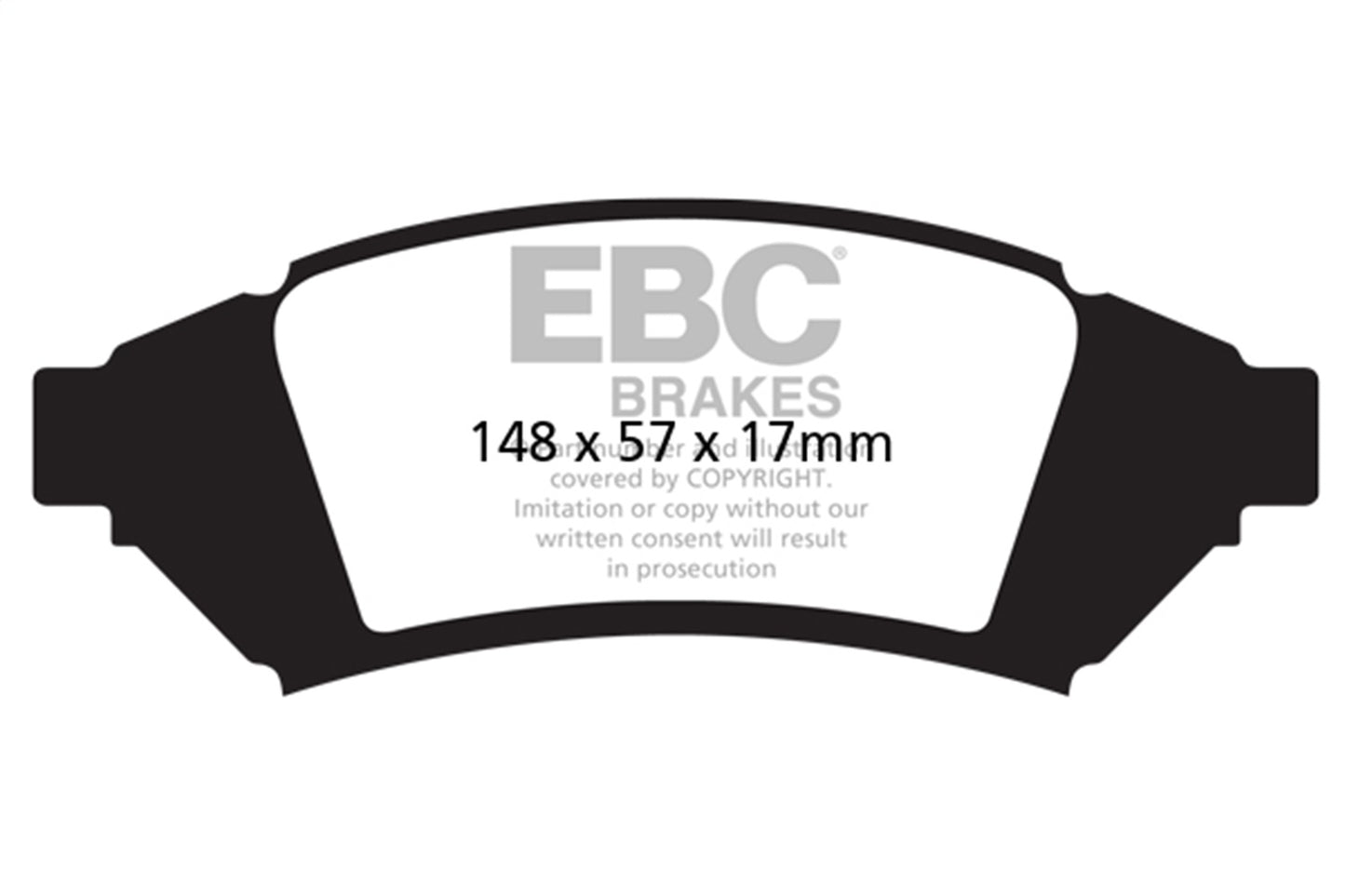 EBC Brakes - Ultimax OEM Replacement Brake Pads - UD1000