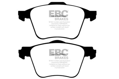 EBC Brakes - Ultimax OEM Replacement Brake Pads - UD1003