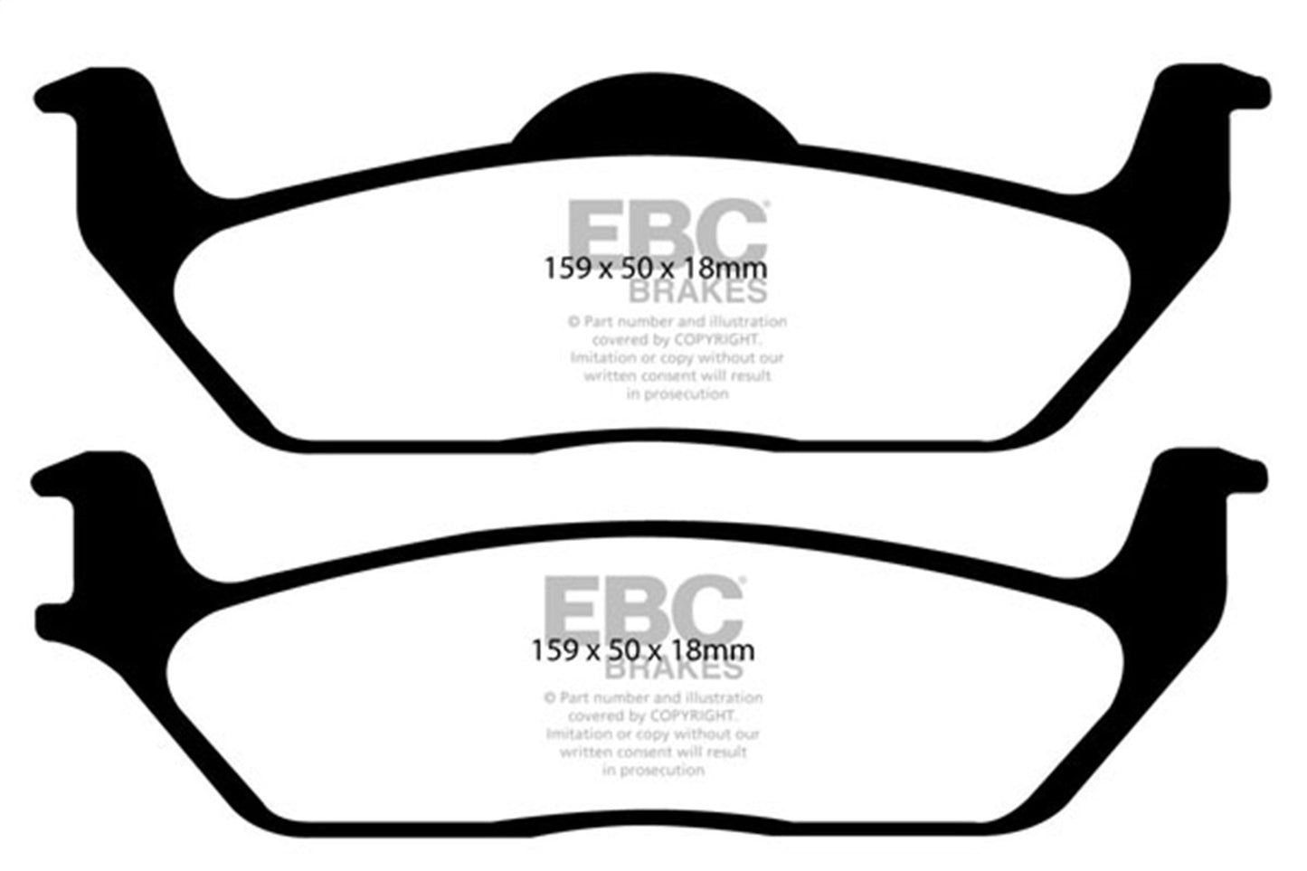 EBC Brakes - Ultimax OEM Replacement Brake Pads - UD1012