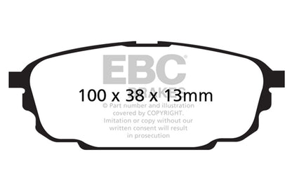 EBC Brakes - S9 Kits Yellowstuff And USR Rotors - S9KR1294