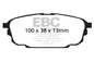 EBC Brakes - S9 Kits Yellowstuff And USR Rotors - S9KR1294