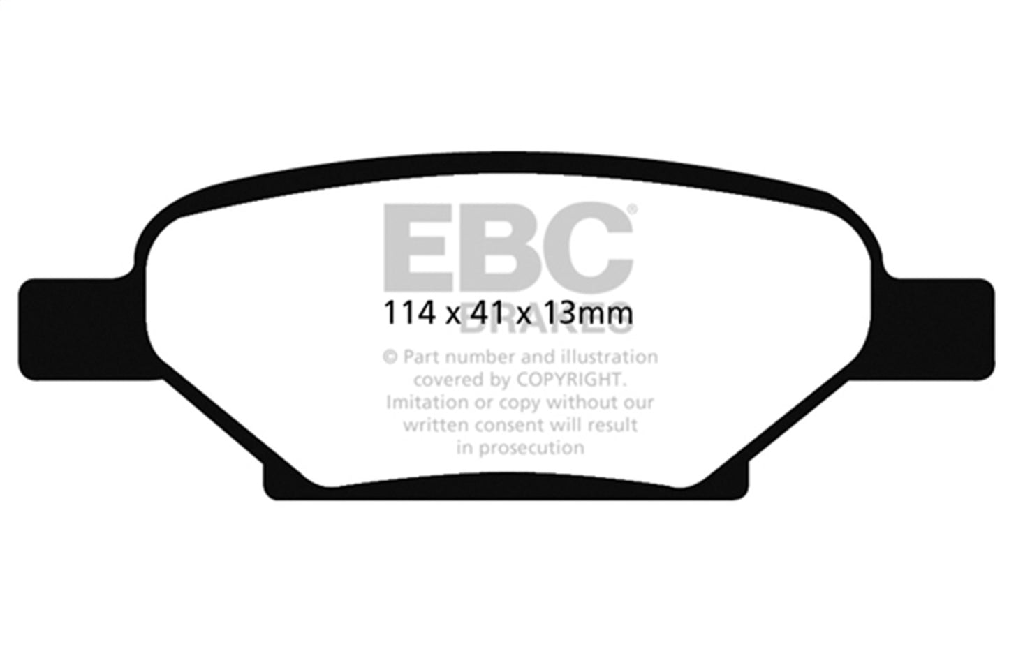 EBC Brakes - Ultimax OEM Replacement Brake Pads - UD1033