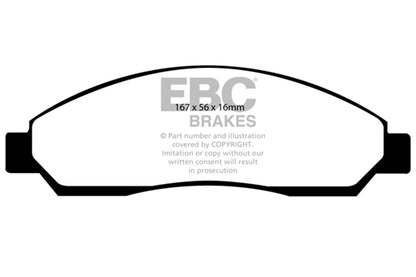 EBC Brakes - Ultimax OEM Replacement Brake Pads - UD1039