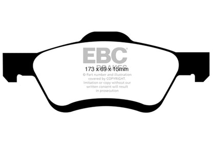 EBC Brakes - Ultimax OEM Replacement Brake Pads - UD1047