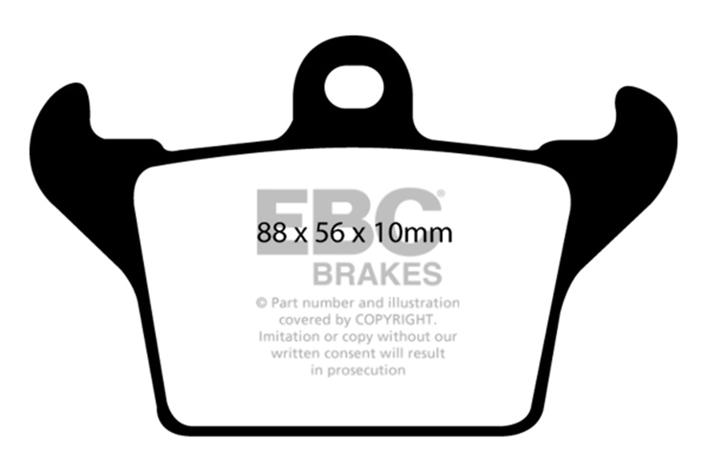 EBC Brakes - Ultimax OEM Replacement Brake Pads - UD1034
