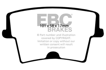 EBC Brakes - S4 Kits Redstuff And USR Rotor - S4KR1163
