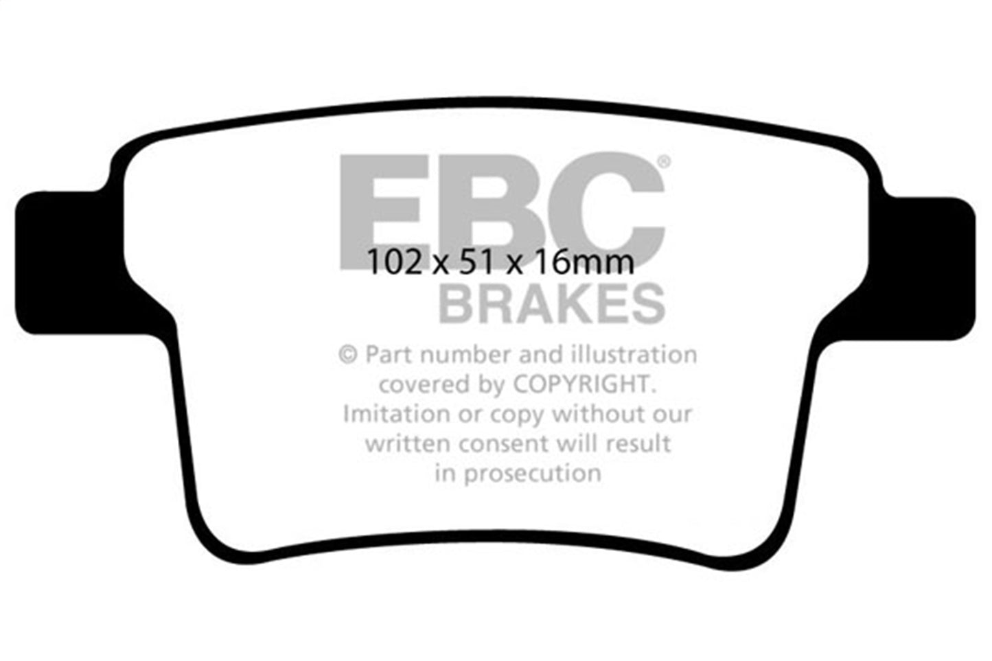 EBC Brakes - S5 Kits Yellowstuff And GD Rotors - S5KR1482