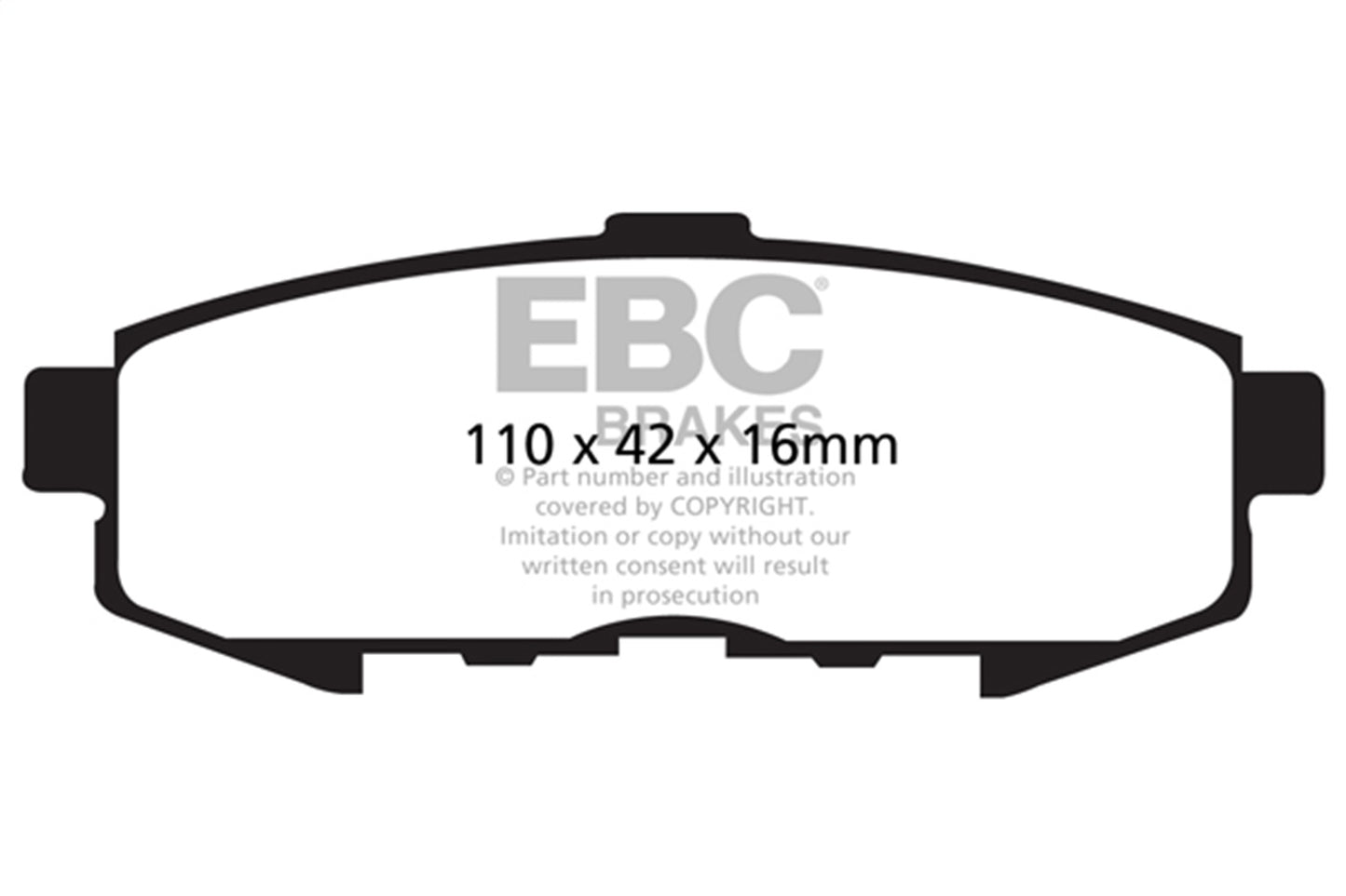EBC Brakes - Ultimax OEM Replacement Brake Pads - UD1073