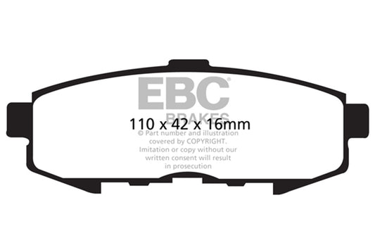 EBC Brakes - Ultimax OEM Replacement Brake Pads - UD1073