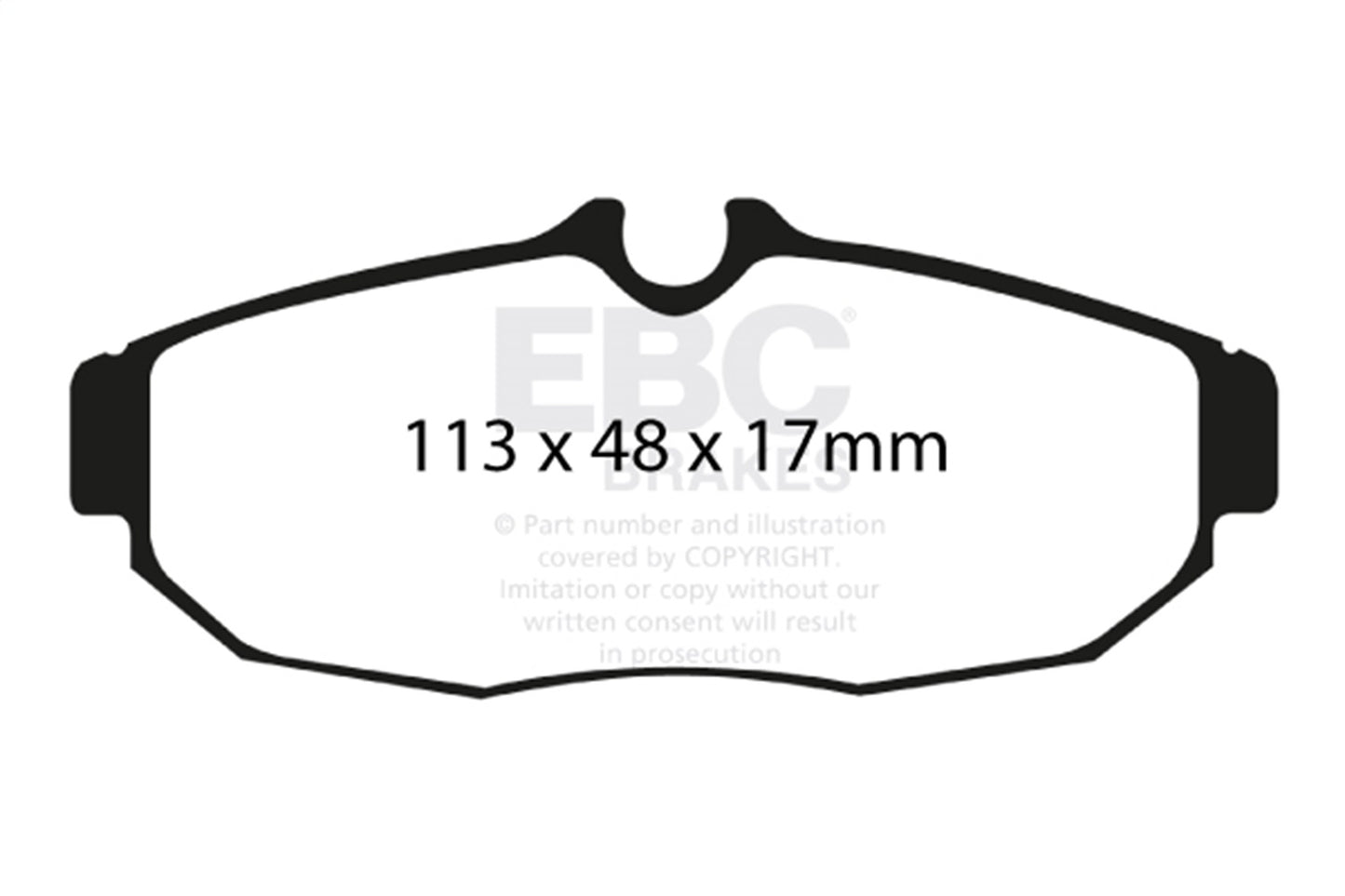 EBC Brakes - Ultimax OEM Replacement Brake Pads - UD1082