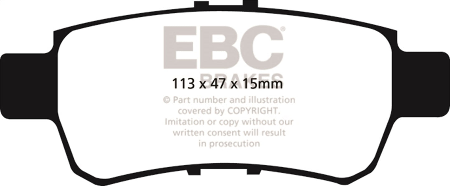 EBC Brakes - Ultimax OEM Replacement Brake Pads - UD1088