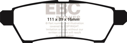 EBC Brakes - S5 Kits Yellowstuff And GD Rotors - S5KR1458