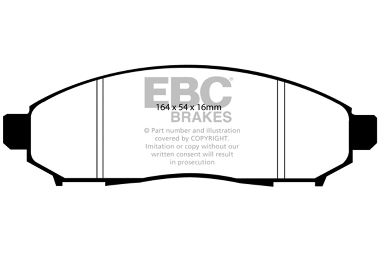 EBC Brakes - Ultimax OEM Replacement Brake Pads - UD1094