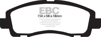 EBC Brakes - Ultimax OEM Replacement Brake Pads - UD1102