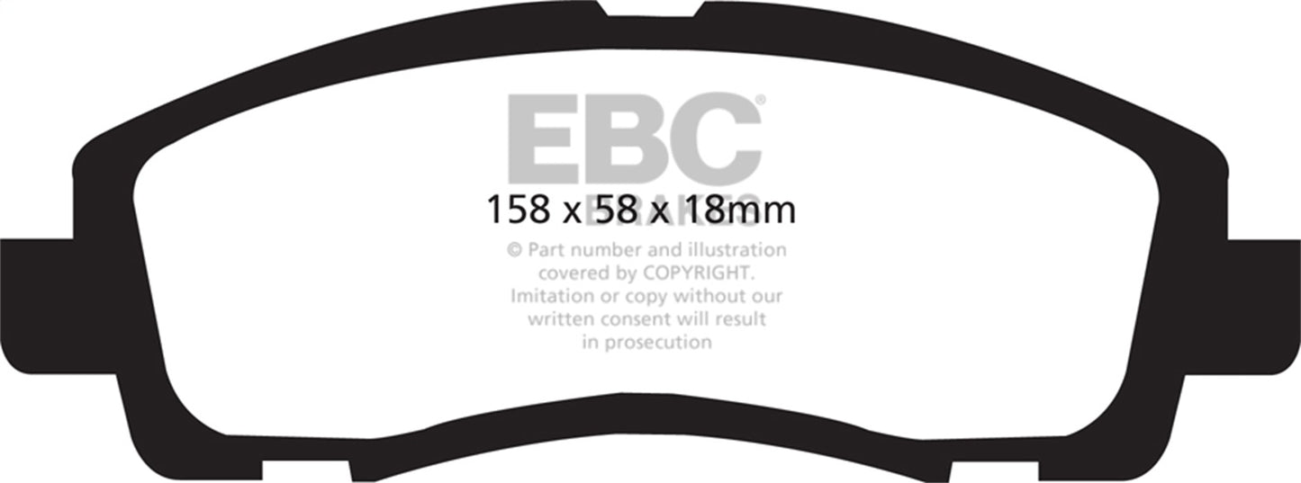 EBC Brakes - S9 Kits Yellowstuff And USR Rotors - S9KF1738