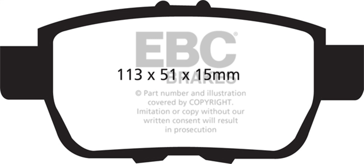 EBC Brakes - Ultimax OEM Replacement Brake Pads - UD1103