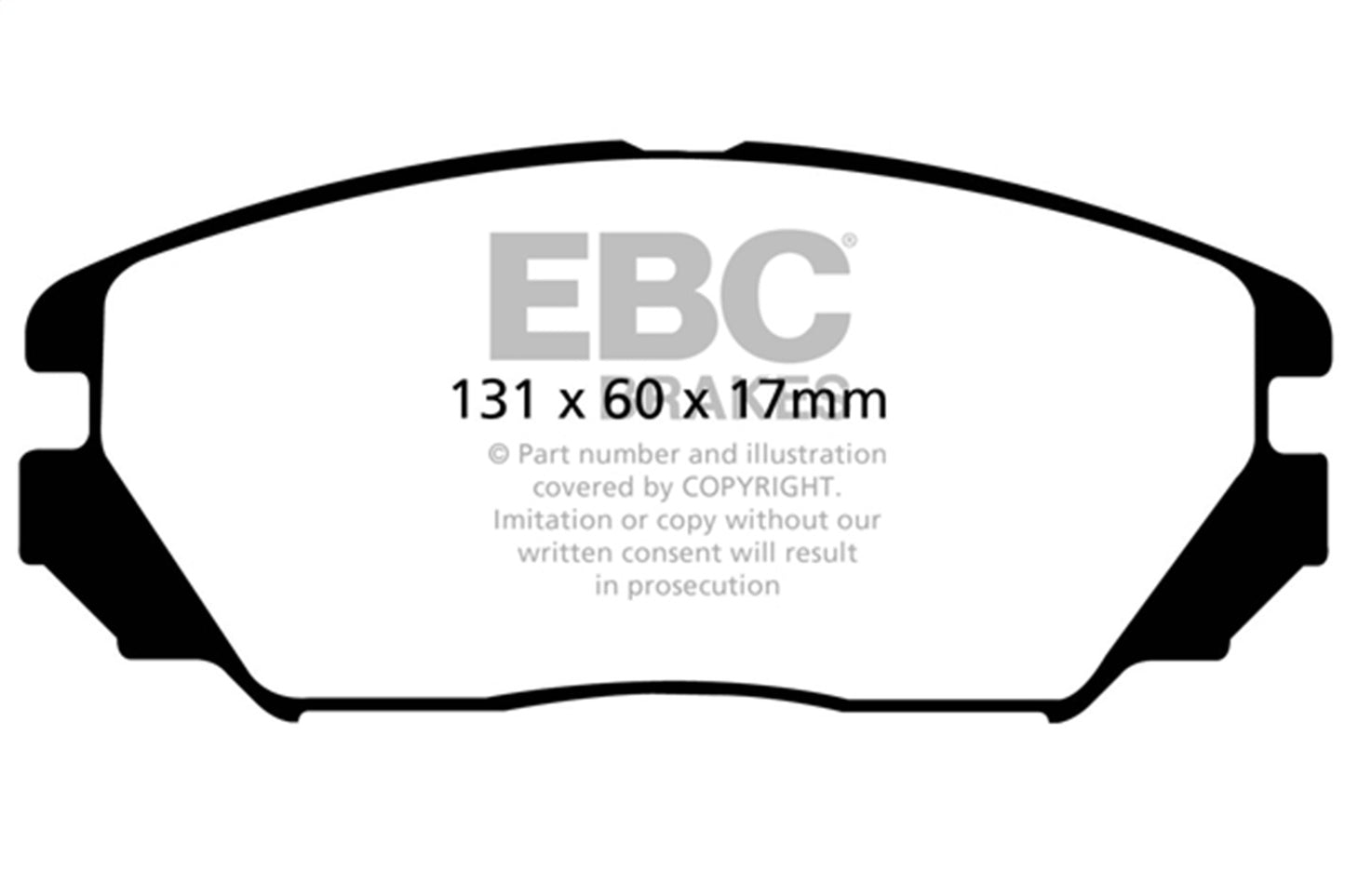 EBC Brakes - Ultimax OEM Replacement Brake Pads - UD1125