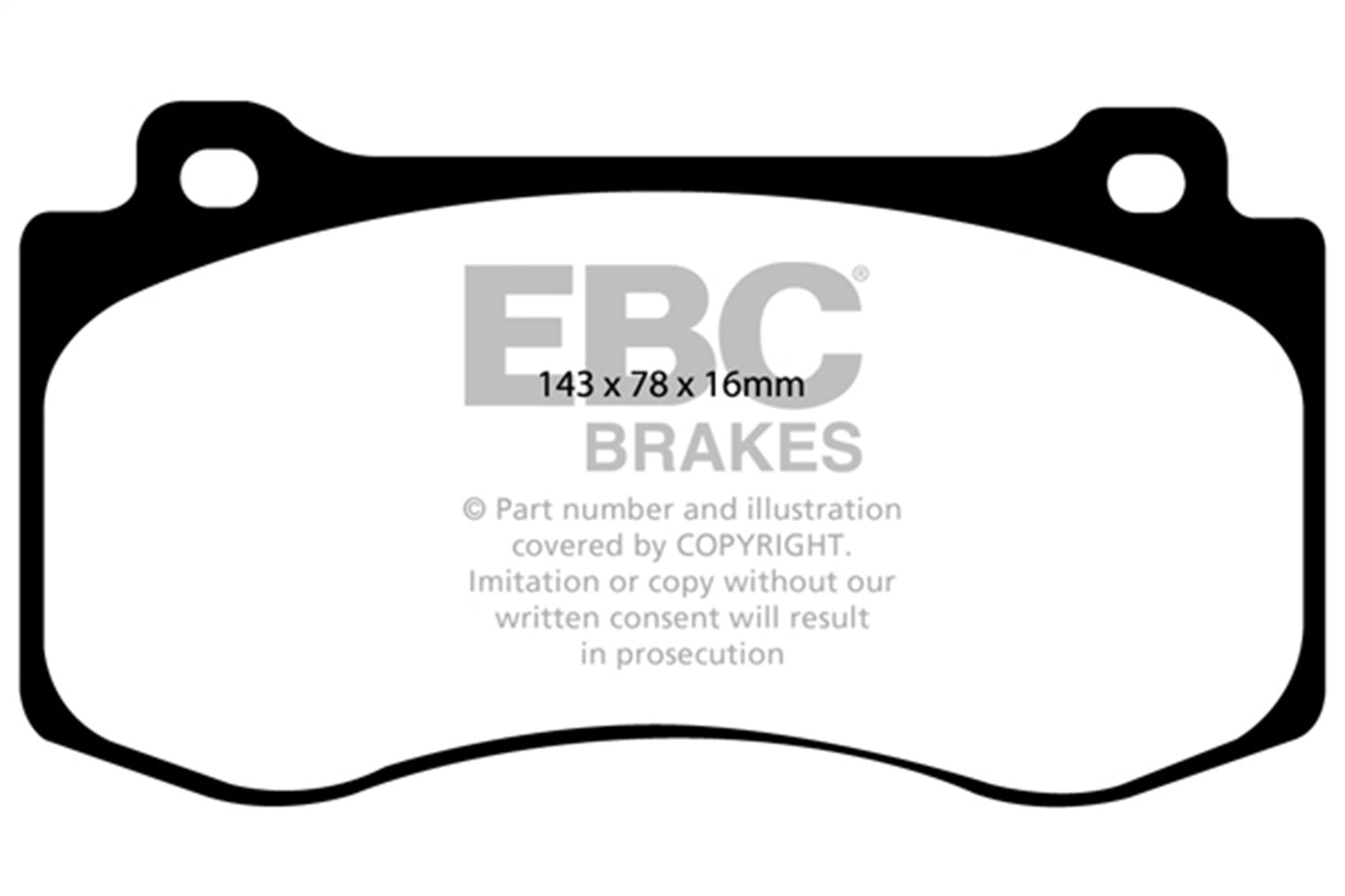 EBC Brakes - Ultimax OEM Replacement Brake Pads - UD1149