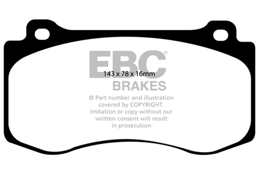 EBC Brakes - Ultimax OEM Replacement Brake Pads - UD1149