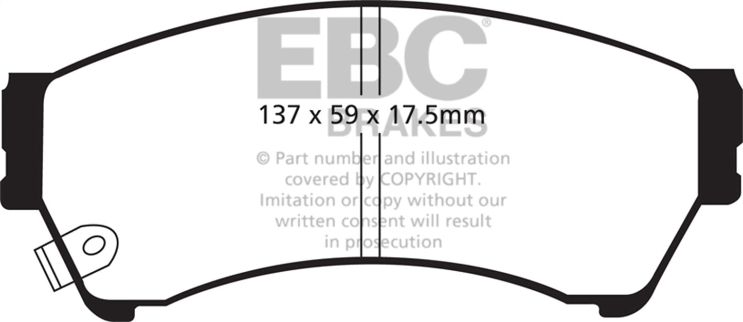 EBC Brakes - S20 Kits Ultimax And Plain Rotors - S20K1109