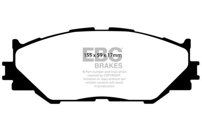 EBC Brakes - Ultimax OEM Replacement Brake Pads - UD1178