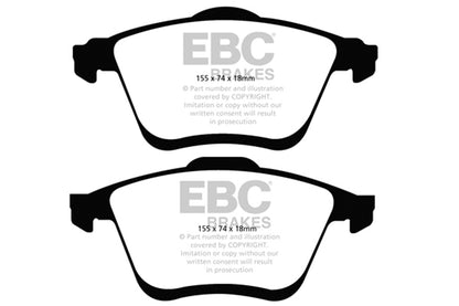 EBC Brakes - Ultimax OEM Replacement Brake Pads - UD1186
