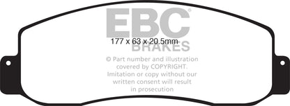EBC Brakes - S15 Kit Extra Duty And USR Rotors - S15KF1064