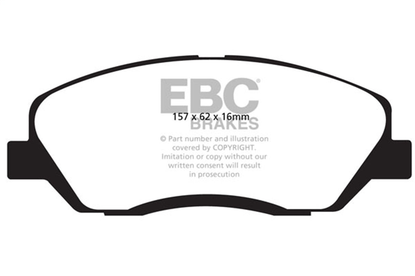 EBC Brakes - Ultimax OEM Replacement Brake Pads - UD1202