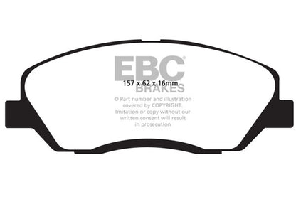 EBC Brakes - Ultimax OEM Replacement Brake Pads - UD1202