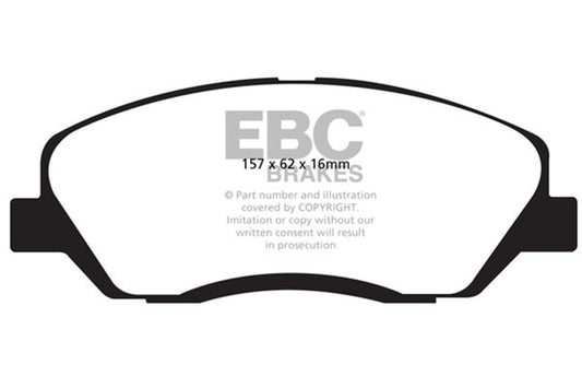 EBC Brakes - Ultimax OEM Replacement Brake Pads - UD1202