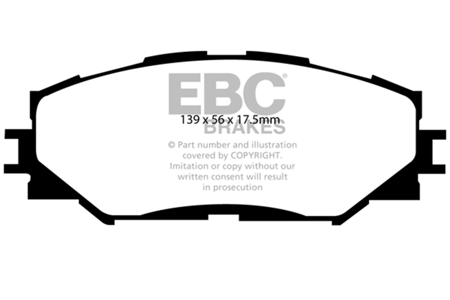 EBC Brakes - Ultimax OEM Replacement Brake Pads - UD1210