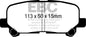 EBC Brakes - S5 Kits Yellowstuff And GD Rotors - S5KR1608