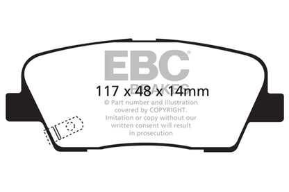EBC Brakes - S13 Kits Yellowstuff And RK Rotors - S13KR1706