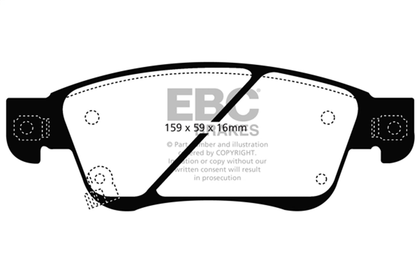 EBC Brakes - S2 Kits Greenstuff 2000 And USR Rotors - S2KF1253