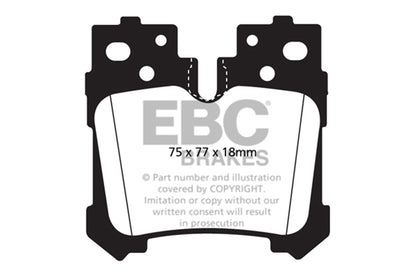 EBC Brakes - S13 Kits Yellowstuff And RK Rotors - S13KR1461