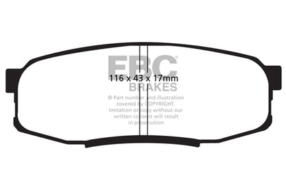 EBC Brakes - S9 Kits Yellowstuff And USR Rotors - S9KR1367